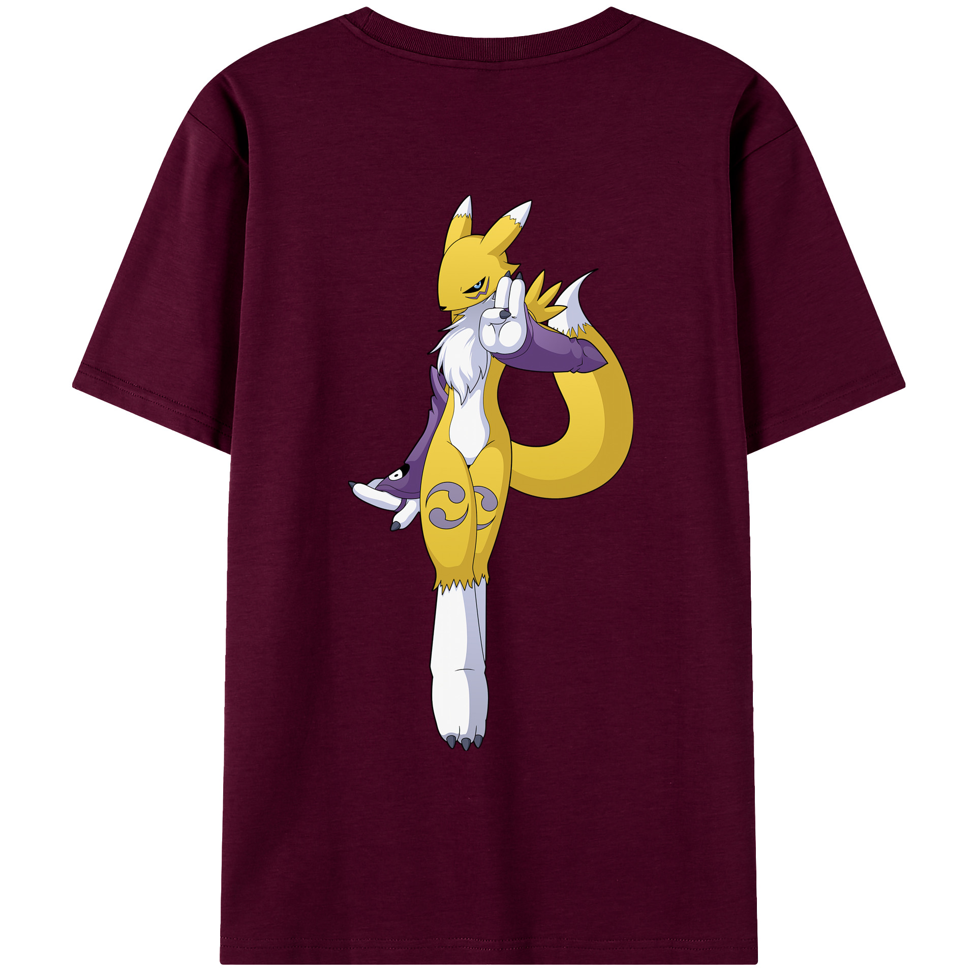 （画像用） Digimon デジタルモンスター/デジモン レディース半袖Tシャツ(バックプリント)